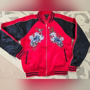 Nice Satin Embroidered 'Tiger' jacket